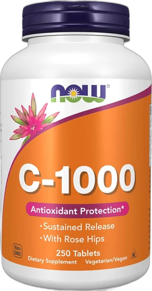 NOW Foods Vitamin C-1000 with Rose Hips