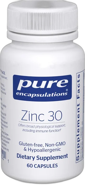 Pure Encapsulations Zinc 30 mg