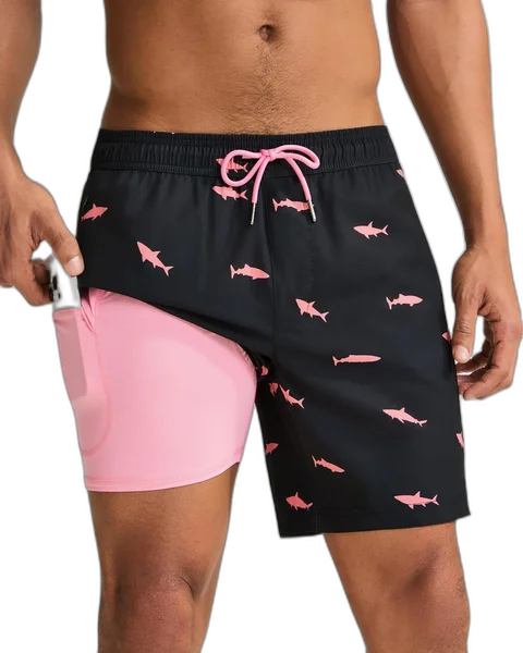 maamgic 2 in 1 Mens Swim Trunks