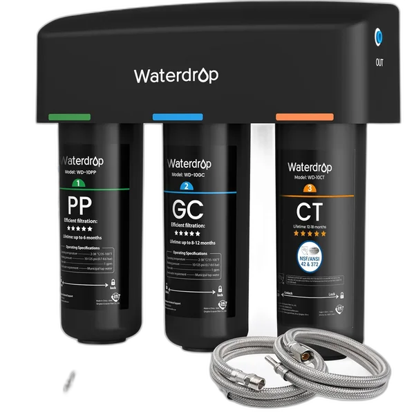 Waterdrop TSA 8 Layer Under Sink Water Filter System