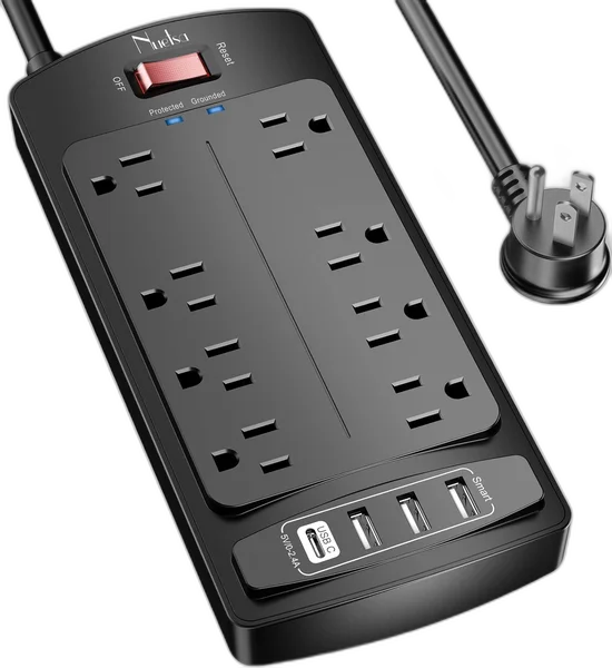 Nuetsa Surge Protector Power Strip