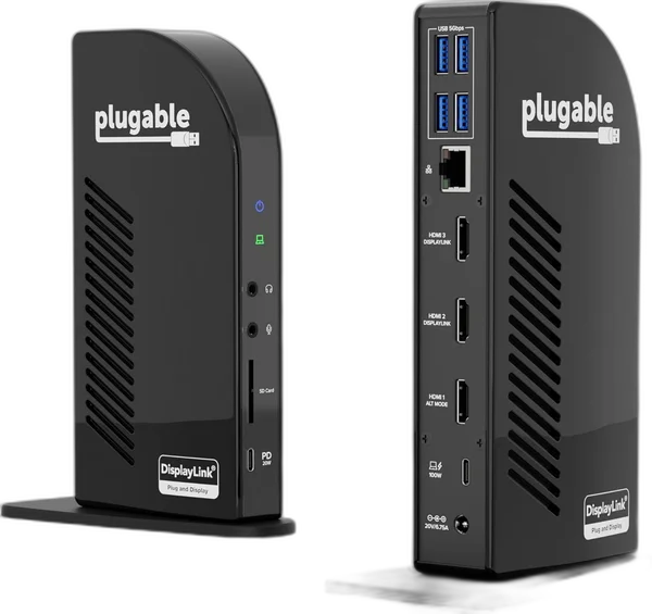 Plugable USB-C Triple Monitor Docking Station