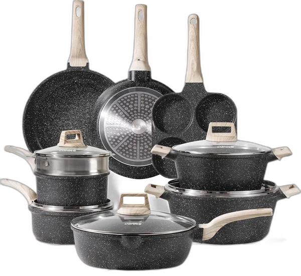 CAROTE 21pcs Cookware Set