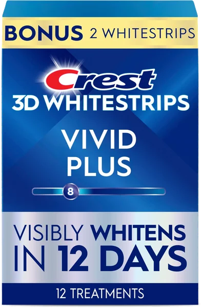 Crest 3D Whitestrips Vivid Plus