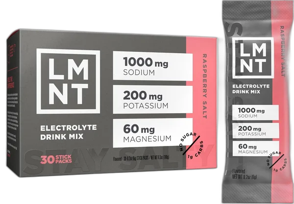 LMNT Zero Sugar Electrolytes Raspberry