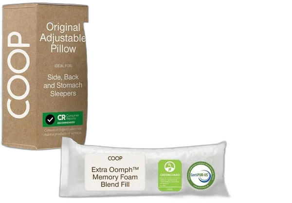 Coop Home Goods Original Adjustable Pillow