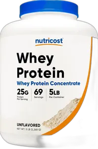 Nutricost Whey Protein Powder Unflavored