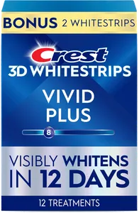 Crest 3D Whitestrips Vivid Plus