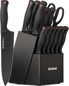 Astercook 15 Pieces Knife Set