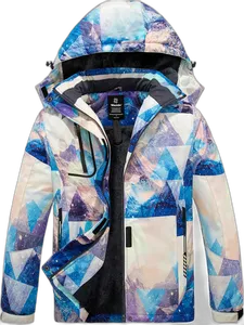 wantdo Women's Mountain Waterproof Ski Jacket